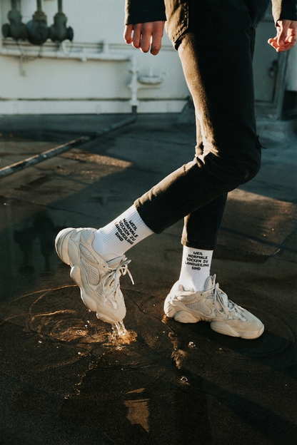 Weil normale Socken einfach zu langweilig sind